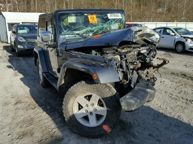 1J4FA54147L206139 - 2007 JEEP WRANGLER S GRAY photo 1