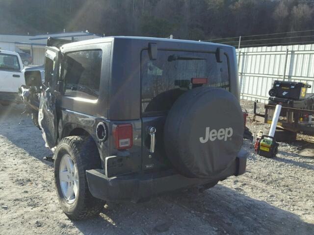 1J4FA54147L206139 - 2007 JEEP WRANGLER S GRAY photo 3