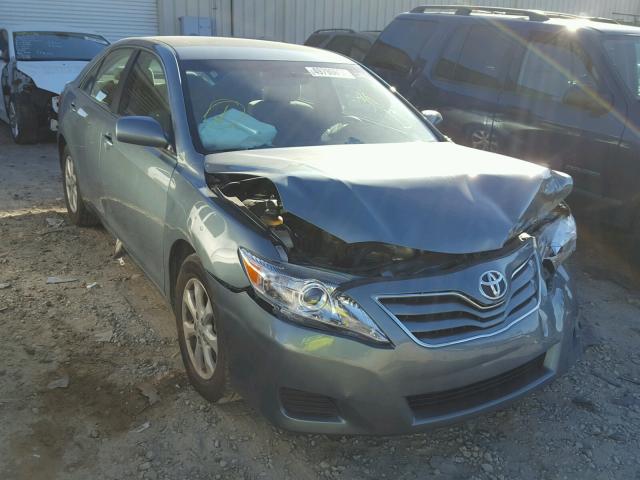 4T1BF3EK4BU707063 - 2011 TOYOTA CAMRY BASE GREEN photo 1