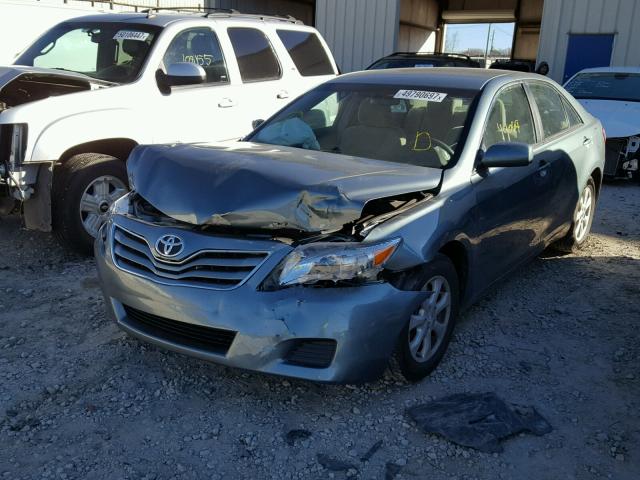 4T1BF3EK4BU707063 - 2011 TOYOTA CAMRY BASE GREEN photo 2