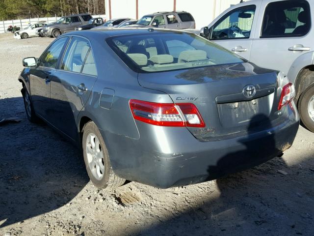 4T1BF3EK4BU707063 - 2011 TOYOTA CAMRY BASE GREEN photo 3