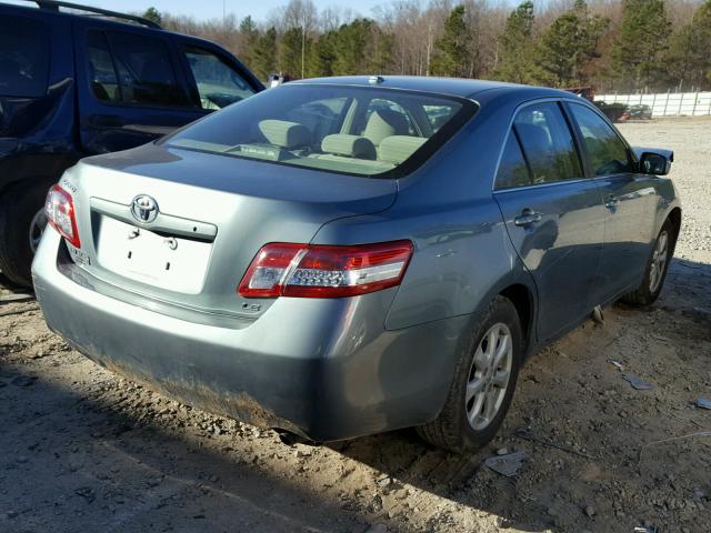 4T1BF3EK4BU707063 - 2011 TOYOTA CAMRY BASE GREEN photo 4