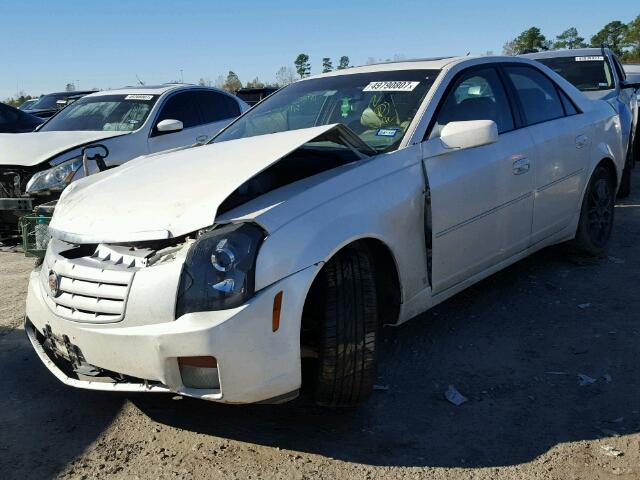 1G6DP577670106639 - 2007 CADILLAC CTS HI FEA WHITE photo 2