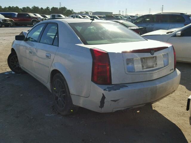 1G6DP577670106639 - 2007 CADILLAC CTS HI FEA WHITE photo 3