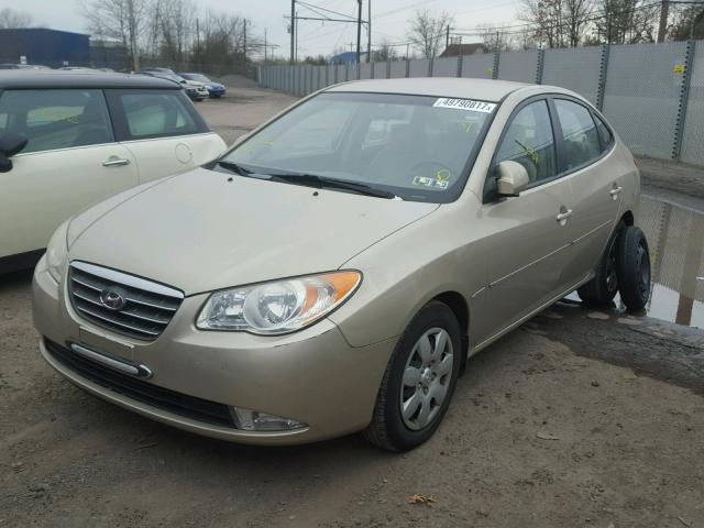 KMHDU46D17U139270 - 2007 HYUNDAI ELANTRA GL TAN photo 2