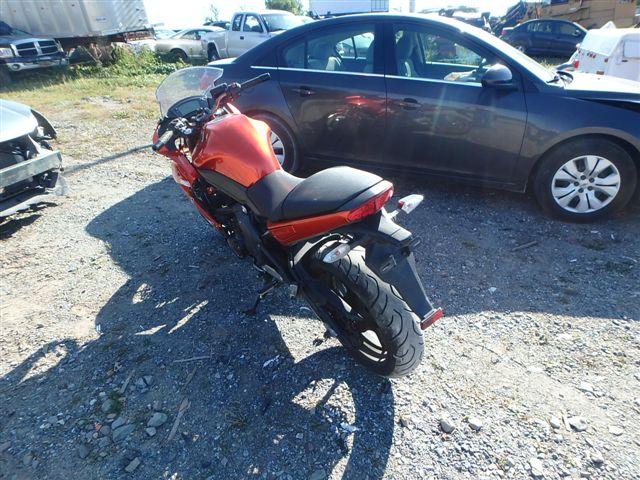 JKAEXEC13BDA77165 - 2011 KAWASAKI EX650 C 橙色 照片 3