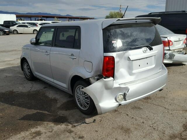 JTLKE50E581020015 - 2008 SCION XB SILVER photo 3