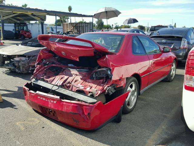 JHMBB6248YC001329 - 2000 HONDA PRELUDE RED photo 4