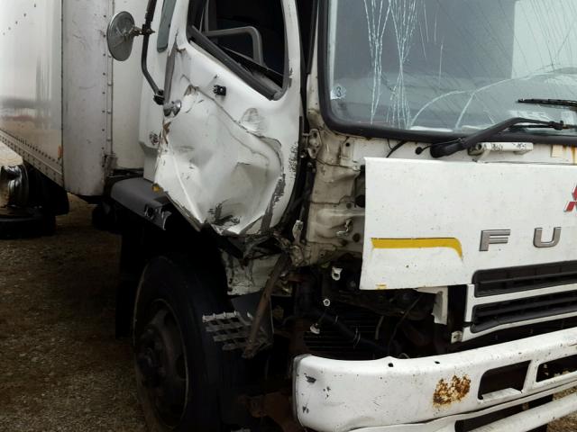 JL6DGP1E77K015455 - 2007 MITSUBISHI FUSO TRUCK OF FM 61F WHITE photo 9