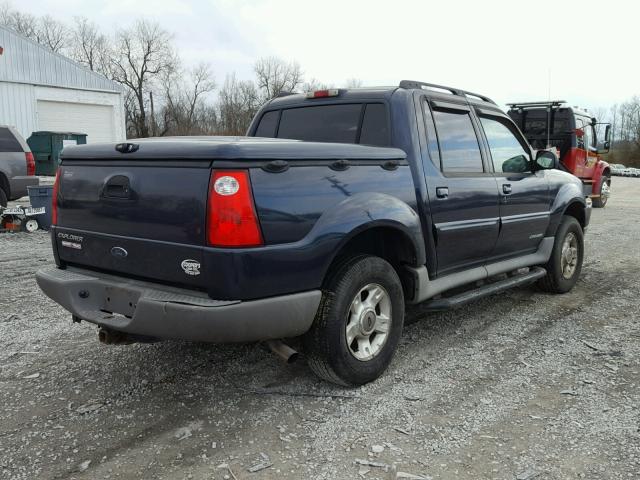 1FMZU77E71UC81287 - 2001 FORD EXPLORER S BLUE photo 4