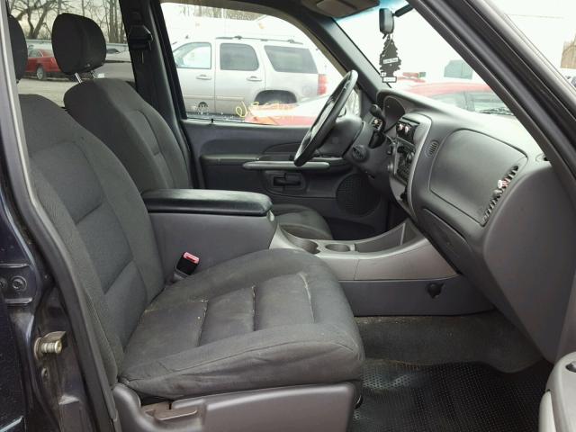 1FMZU77E71UC81287 - 2001 FORD EXPLORER S BLUE photo 5