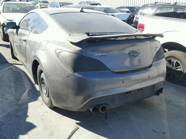 KMHHU6KH6CU078370 - 2012 HYUNDAI GENESIS CO GRAY photo 3