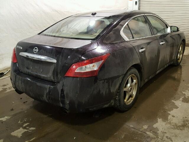 1N4AA5AP3AC844307 - 2010 NISSAN MAXIMA S PURPLE photo 4