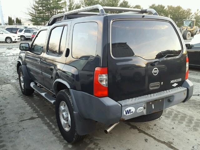 5N1ED28Y73C652175 - 2003 NISSAN XTERRA XE BLACK photo 3