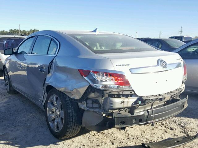 1G4GE5ED0BF263514 - 2011 BUICK LACROSSE C SILVER photo 3