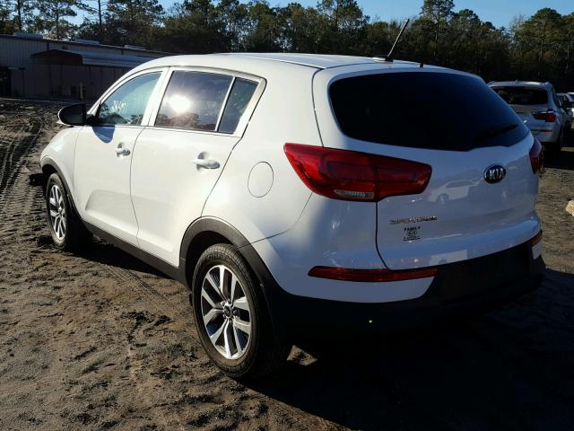 KNDPB3AC8G7813574 - 2016 KIA SPORTAGE L WHITE photo 3