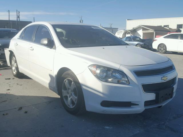 1G1ZB5EB1AF245261 - 2010 CHEVROLET MALIBU LS WHITE photo 1