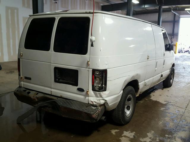 1FTRE14282HA09091 - 2002 FORD ECONOLINE WHITE photo 4