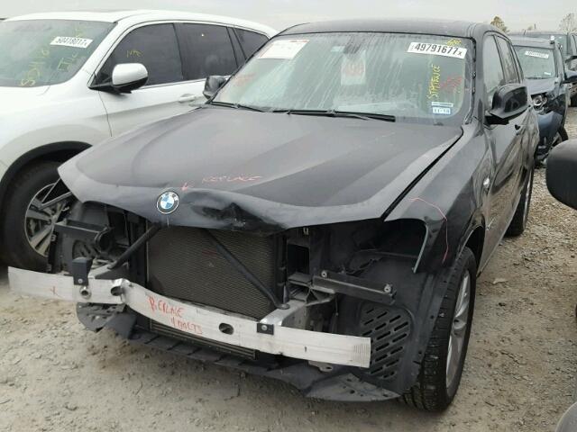 5UXWX9C53D0A17285 - 2013 BMW X3 XDRIVE2 BLACK photo 2