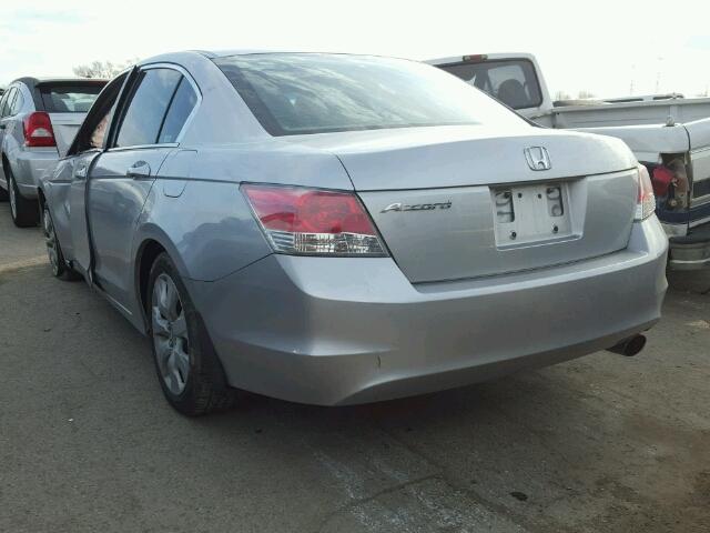 1HGCP26739A190443 - 2009 HONDA ACCORD EX SILVER photo 3