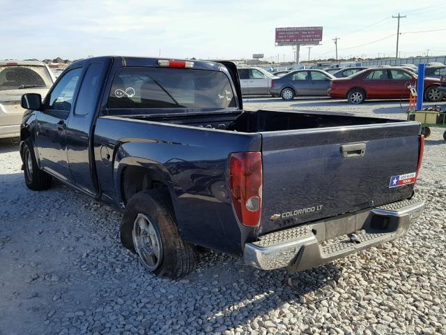 1GCCS19E778106968 - 2007 CHEVROLET COLORADO BLUE photo 3