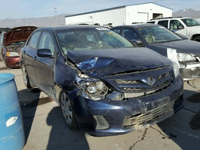 2T1BU4EE3CC802173 - 2012 TOYOTA COROLLA BA BLUE photo 1