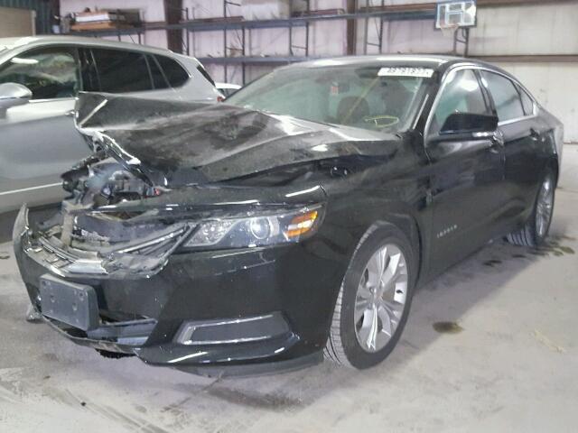 2G1125S33F9105268 - 2015 CHEVROLET IMPALA LT BLACK photo 2