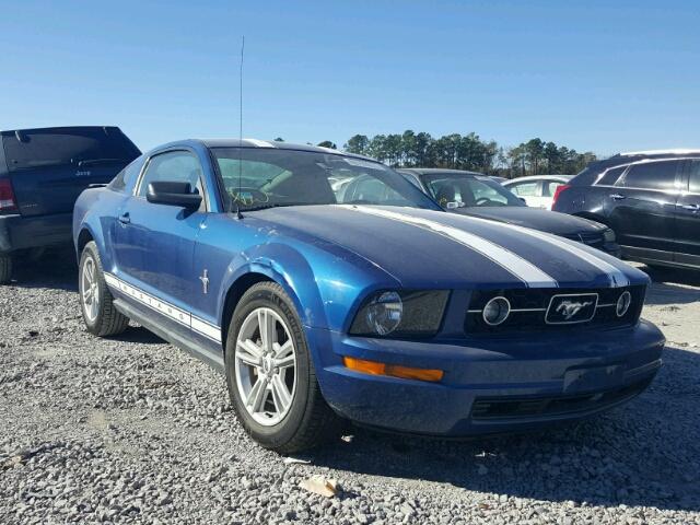 1ZVHT80N485183144 - 2008 FORD MUSTANG BLUE photo 1