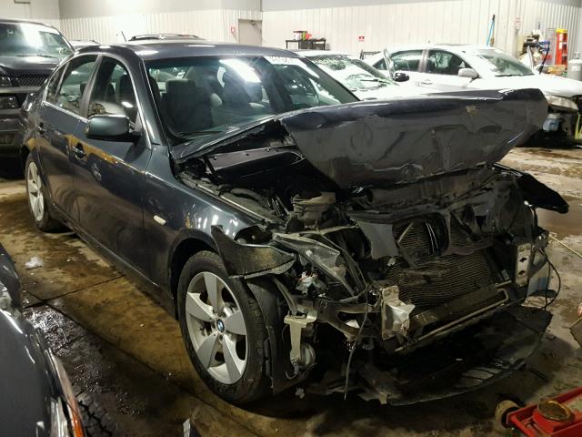 WBANV13518C150470 - 2008 BMW 528 XI GRAY photo 1