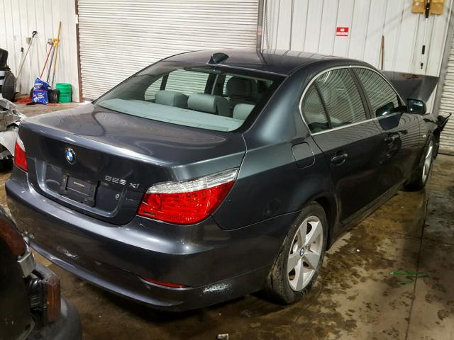 WBANV13518C150470 - 2008 BMW 528 XI GRAY photo 4