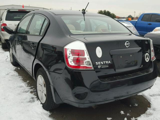 3N1AB61E48L765421 - 2008 NISSAN SENTRA 2.0 BLACK photo 3