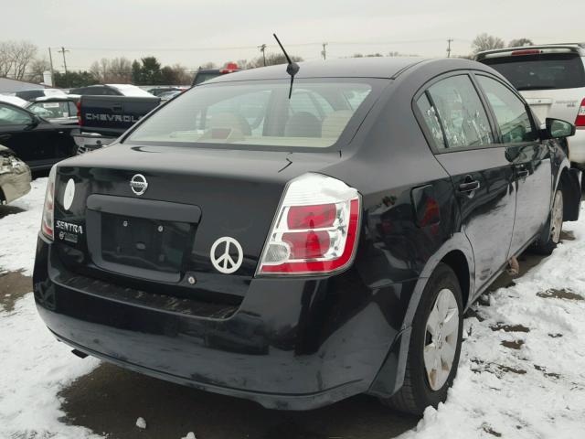 3N1AB61E48L765421 - 2008 NISSAN SENTRA 2.0 BLACK photo 4