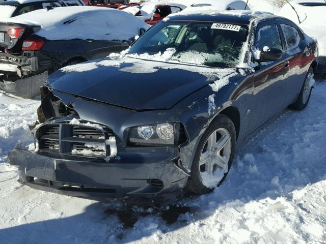 2B3KA43G68H235419 - 2008 DODGE CHARGER CHARCOAL photo 2