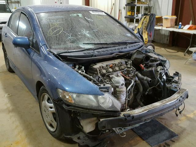 2HGFA1F55AH323023 - 2010 HONDA CIVIC LX BLUE photo 1