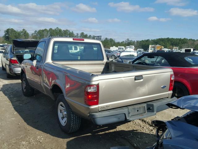 1FTYR10D64PB65078 - 2004 FORD RANGER BROWN photo 3