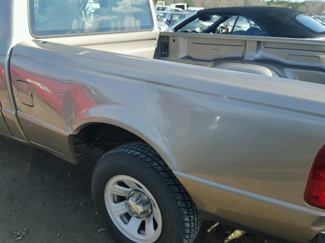 1FTYR10D64PB65078 - 2004 FORD RANGER BROWN photo 9