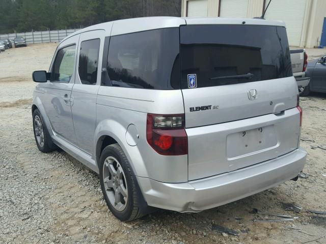 5J6YH18927L016983 - 2007 HONDA ELEMENT SC SILVER photo 3