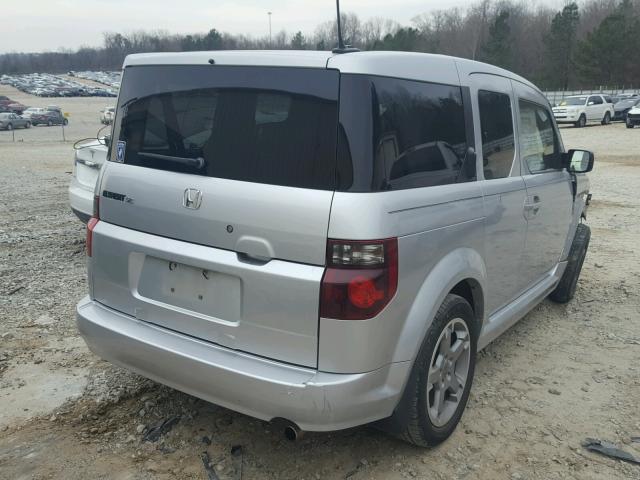 5J6YH18927L016983 - 2007 HONDA ELEMENT SC SILVER photo 4