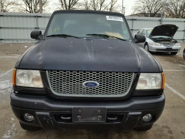 1FTZR15E21PA55971 - 2001 FORD RANGER SUP BLACK photo 9