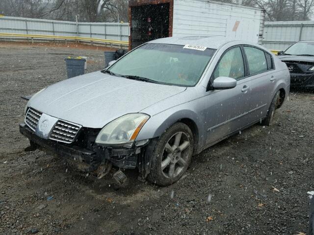 1N4BA41E04C822301 - 2004 NISSAN MAXIMA SE SILVER photo 2