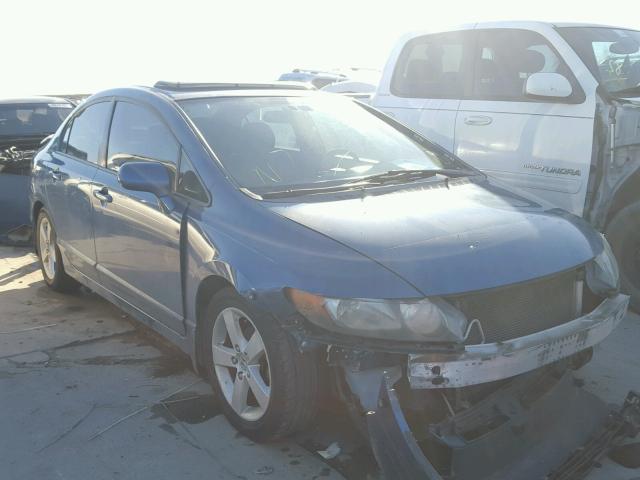 1HGFA16858L079347 - 2008 HONDA CIVIC EX ლურჯი ფოტო 1