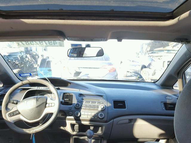 1HGFA16858L079347 - 2008 HONDA CIVIC EX ლურჯი ფოტო 9