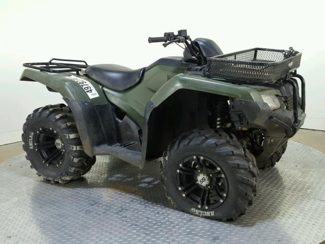 1HFTE4141E4003731 - 2014 HONDA TRX420 FA GREEN photo 2