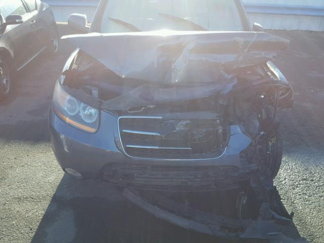 5NMSH13E69H263301 - 2009 HYUNDAI SANTA FE S 蓝色 照片 7