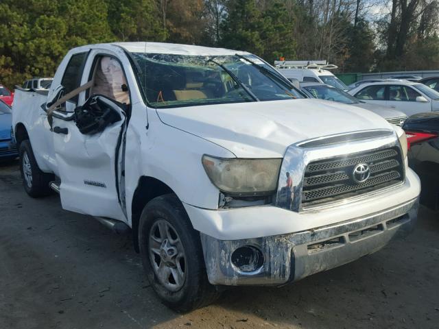 5TBRU54147S451489 - 2007 TOYOTA TUNDRA DOU WHITE photo 1