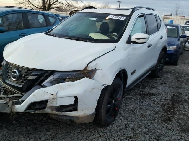 5N1AT2MV2HC761485 - 2017 NISSAN ROGUE SV WHITE photo 2