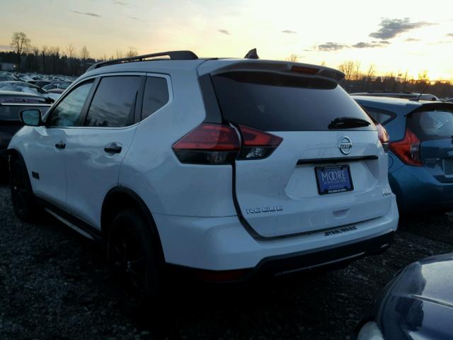 5N1AT2MV2HC761485 - 2017 NISSAN ROGUE SV WHITE photo 3