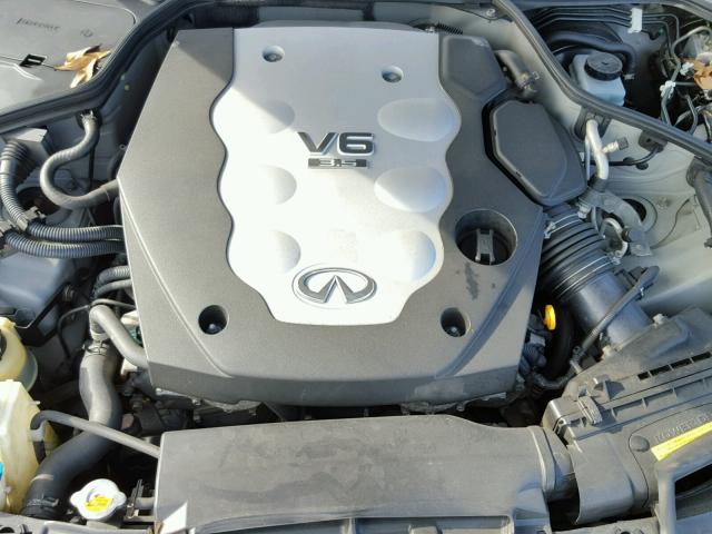 JNKCV51F05M316009 - 2005 INFINITI G35 SILVER photo 7