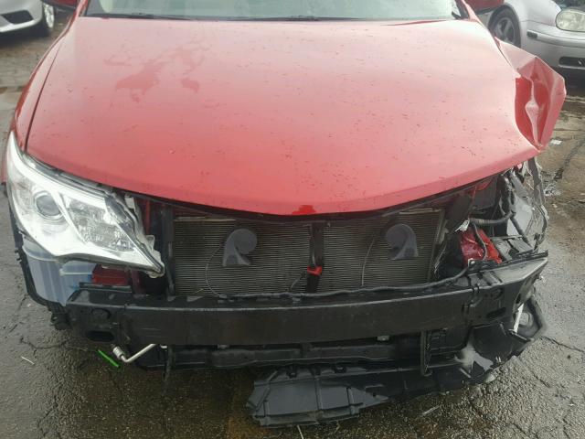 4T1BF1FK0EU787761 - 2014 TOYOTA CAMRY L RED photo 9