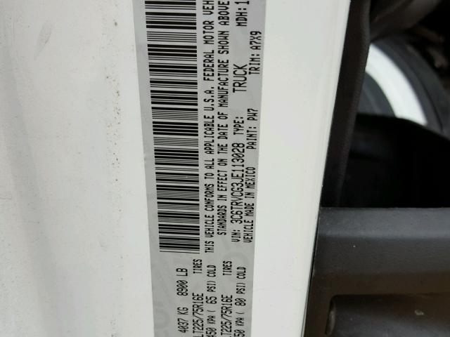 3C6TRVCG3JE113028 - 2018 RAM PROMASTER 白色 照片 10